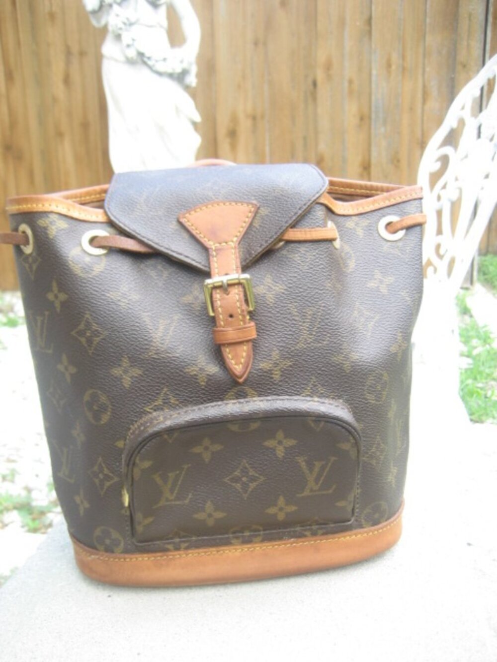 LOUIS VUITTON LV MONOGRAM MONTSOURIS MINI BACKPACK BAG